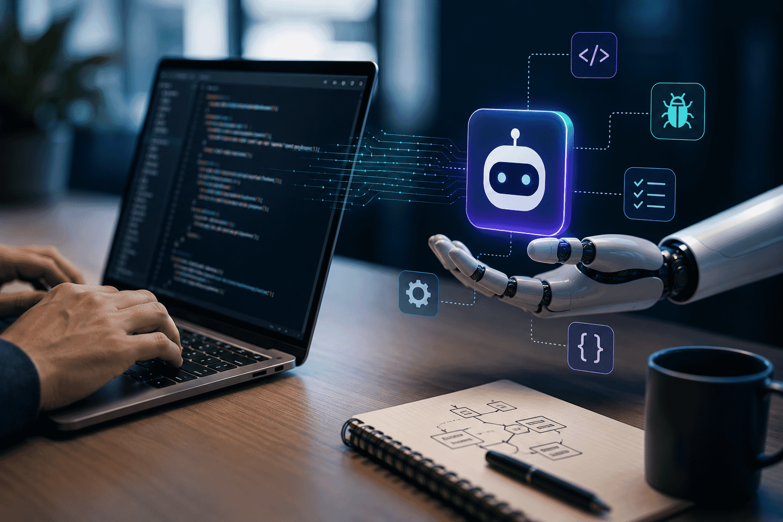 AI coding agents replacing software developers with agentic AI coding tools